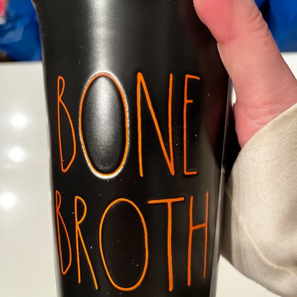 Bone Broth Rae Dunn Ceramic Travel Mug New In Box Holiday Gift - Picture 9 of 9